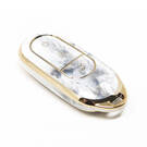 غطاء رخامي نانو عالي الجودة جديد لما بعد البيع لمفتاح Leapmotor البعيد 3 أزرار لون أبيض LP-A12J | مفاتيح الإمارات -| thumbnail