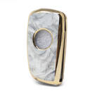 Cover Nano Marble Chiave telecomando Nissan Flip 3B Bianca NS-B12J3 | MK3 -| thumbnail
