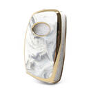 Cover Nano Marble per Hyundai Flip Key 3B Bianco HY-B12J3A | MK3 -| thumbnail
