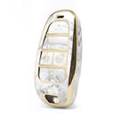 Cover in marmo Nano di alta qualità per chiave remota Hyundai 5 pulsanti colore bianco HY-H12J5