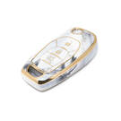 غطاء رخامي نانو عالي الجودة جديد لما بعد البيع لسيارة شيفروليه فليب مفتاح بعيد 3 أزرار لون أبيض CRL-C12J | مفاتيح الإمارات -| thumbnail