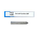 End Mill Cutter F27W carbide φ2.8x100°xD6x40x1T