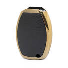 Nano Gold Leather Cover MB Remote Key 3B Black Benz-A13J | MK3 -| thumbnail