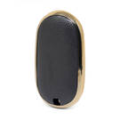 Nano Gold Leather Cover MB Remote Key 3B Black Benz-C13J | MK3 -| thumbnail