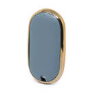 Nano Gold Leather Cover MB Remote Key 3B Gray Benz-C13J | MK3 -| thumbnail