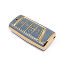 غطاء جلد ذهبي نانو جديد لما بعد البيع لمفتاح التحكم عن بعد Trumpchi 5 أزرار لون رمادي CQ-A13J | مفاتيح الإمارات -| thumbnail