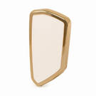 غطاء جلد نانو ذهبي لمفتاح ريموت فولكس فاجن 3B أبيض VW-G13J | MK3 -| thumbnail