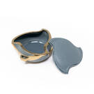 New Aftermarket Nano High Quality Gold Leather Cover For Neta Remote Key 3 Buttons Gray Color NT-A13J | Emirates Keys -| thumbnail