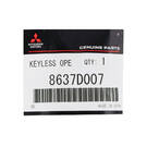 New Mitsubishi Outlander 2022 Genuine / OEM Smart Remote Key 2+1 Buttons 315MHz OEM Part Number: 8637D007 - FCC ID: OUCGHR-M015| Emirates Keys -| thumbnail