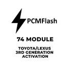 PCMflash - Attivazione modulo 74 Toyota / Lexus 3a generazione