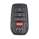 Chave remota inteligente original Toyota Tundra 2022 com 3+1 botões, 312,11/314,35 MHz, 8990H-0C010 / 8990H-0C011