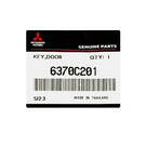 New Mitsubishi L200 2019 Genuine / OEM Remote Key 2 Buttons 433MHz OEM Part Number: 6370C201 | Emirates Keys -| thumbnail