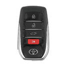Toyota Land Cruiser GR 2022-2024 Chave Remota Inteligente Genuína 3+1 Botões 433,58/434,42 MHz 8990H-60401 / 8990H-60421