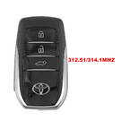 Toyota Land Cruiser 2022-2024 Genuine Smart Remote Key 3 Buttons 314.1/312.51MHz 8990H-60331