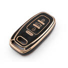 New Aftermarket Nano High Quality Cover For Audi Remote Key 4 Button Black Color Audi-A11J4 | Emirates Keys -| thumbnail