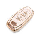 New Aftermarket Nano High Quality Cover For Audi Remote Key 4 Button White Color Audi-A11J4 | Emirates Keys -| thumbnail