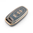 New Aftermarket Nano High Quality Cover For Audi Remote Key 4 Button Gray Color Audi-A11J4 | Emirates Keys -| thumbnail