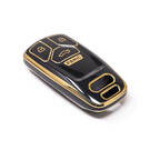 New Aftermarket Nano High Quality Cover For Audi Remote Key 4 Button Black Color Audi-B11J4 | Emirates Keys -| thumbnail