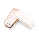 New Aftermarket Nano High Quality Cover For Audi Remote Key 4 Button White Color Audi-B11J4 | Emirates Keys -| thumbnail