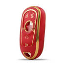 Nano High Quality Cover For Buick Remote Key 5 Button Red Color BK-A11J6C