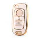 Nano High Quality Cover For Fiat Remote Key 3 Button White Color FIAT-C11J3B