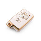 New Aftermarket Nano High Quality Cover For Toyota Remote Key 5 Button White Color TYT-O11J5 | Emirates Keys -| thumbnail