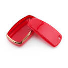 New Aftermarket Nano High Quality Cover For Ford Remote Key 4 Button Red Color Ford-B11J4B | Emirates Keys -| thumbnail