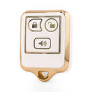 Nano Yüksek Kaliteli Kapak Ford Uzaktan Anahtar 3 Düğme Beyaz Renk Ford-M11J3