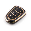 Nouvelle coque de rechange de haute qualité pour clé télécommande Cadillac 6 boutons, couleur noire CDLC-A11J6 | Emirates Keys -| thumbnail
