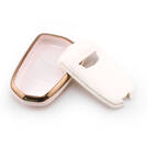 New Aftermarket Nano High Quality Cover For Cadillac Remote Key 6 Button White Color CDLC-A11J6 | Emirates Keys -| thumbnail