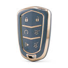 غطاء نانو عالي الجودة لمفتاح ريموت كاديلاك 6 أزرار باللون الرمادي CDLC-A11J6