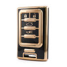 غطاء نانو عالي الجودة لمفتاح ريموت كاديلاك 4 أزرار باللون الأسود CDLC-C11J4