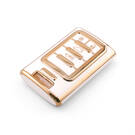 Nouvelle coque de rechange de haute qualité pour clé télécommande Cadillac 4 boutons, couleur blanche CDLC-C11J4 | Emirates Keys -| thumbnail