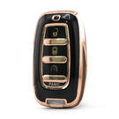 Capa Nano de Alta Qualidade para Chave Remota Chrysler 4 Botões Cor Preta CRSL-B11J4