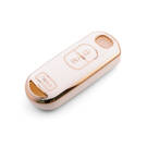 Nueva funda de repuesto Nano de alta calidad para llave remota Mazda de 3 botones, color blanco MZD-A11J3B | Emirates Keys -| thumbnail