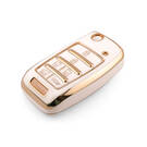 Nouvelle coque Nano de rechange de haute qualité pour clé télécommande Kia 6 boutons couleur blanche KIA-O11J6 | Emirates Keys -| thumbnail