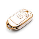 Nouvelle coque Nano de rechange de haute qualité pour clé télécommande Kia 3 boutons, couleur blanche KIA-R11J | Emirates Keys -| thumbnail