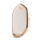 Coque Nano pour clé télécommande Kia 4 boutons blanche KIA-S11J4 | MK3 -| thumbnail