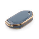 New Aftermarket Nano High Quality Cover For Kia Remote Key 8 Button Gray Color KIA-S11J8 | Emirates Keys -| thumbnail