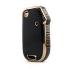 Housse Nano de haute qualité pour clé télécommande Kia 4 boutons couleur noire KIA-T11J4