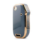 Capa Nano de alta qualidade para chave remota Kia 4 botões cor cinza KIA-T11J4