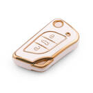 Nouvelle coque de rechange de haute qualité pour clé télécommande Xhorse 3 boutons, couleur blanche XH-C11J | Emirates Keys -| thumbnail