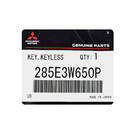 Yeni Mitsubishi Eclipse Cross 2024 Orijinal / OEM Akıllı Uzaktan Anahtar 3+1 Düğmeler 315MHz OEM Parça Numarası: 285E3W650P - FCC Kimliği: GHR-M013-GTB | Emirates Keys -| thumbnail