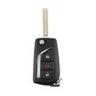 New Toyota C-HR 2019-2021 Genuine / OEM Flip Remote Key 2+1 Buttons 315MHz OEM Part Number: 89070-10081 , 89070-10081 | Emirates Keys -| thumbnail