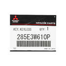 New Mitsubishi Eclipse Cross 2024 Genuine / OEM Smart Remote Key 2 Buttons 433MHz OEM Part Number: 285E3W610P , FCC ID: GHR-M014-WTB  | Emirates Keys -| thumbnail