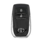 Toyota Smart Remote Key Shell 2 Buttons Chrome Sides BA Type | MK3 -| thumbnail