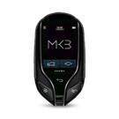 LCD Universal Modified Smart Key PKE System For All Keyless Car Maserati Style Black Color