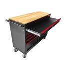 New GATmatic GEC905 Wood Worktop Tool Cabinet With Heavy-duty Casters Is Made From Strong Steel Which Is Covered By Powder Coating Finish | Emirates Keys -| thumbnail