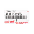 New Toyota Land Cruiser 2024 Genuine / OEM Smart Remote Key 3+1 Buttons 433.58/434.42MHz OEM Part Number: 8990H-60790, 8990H60790 | Emirates Keys -| thumbnail