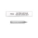 Fraise à queue en carbure type BW6012B - φ1,2xD6x40Lx1F